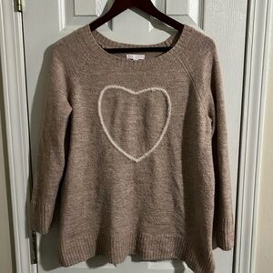 Lauren Conrad Heart Sweater - size Medium.